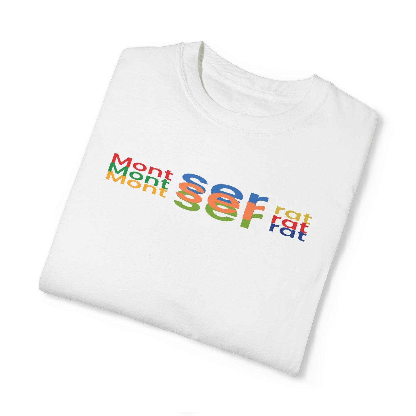 Montserrat Layered - text T-shirt