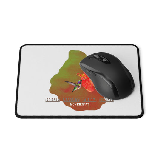 Montserrat hibiscus Non-Slip Mouse Pad