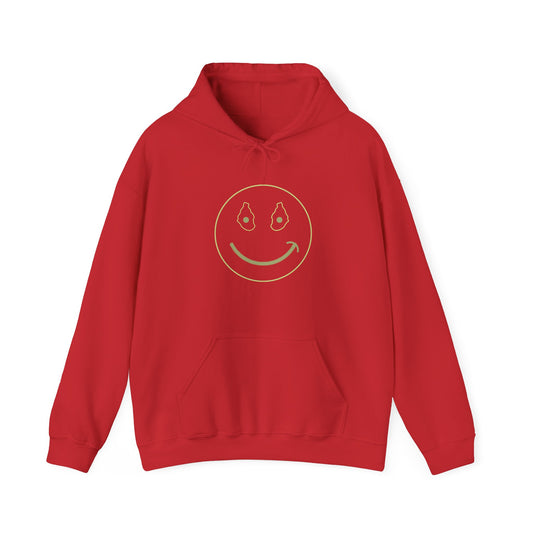 Smiley Face Montserrat Graphic Hooded Sweatshirt