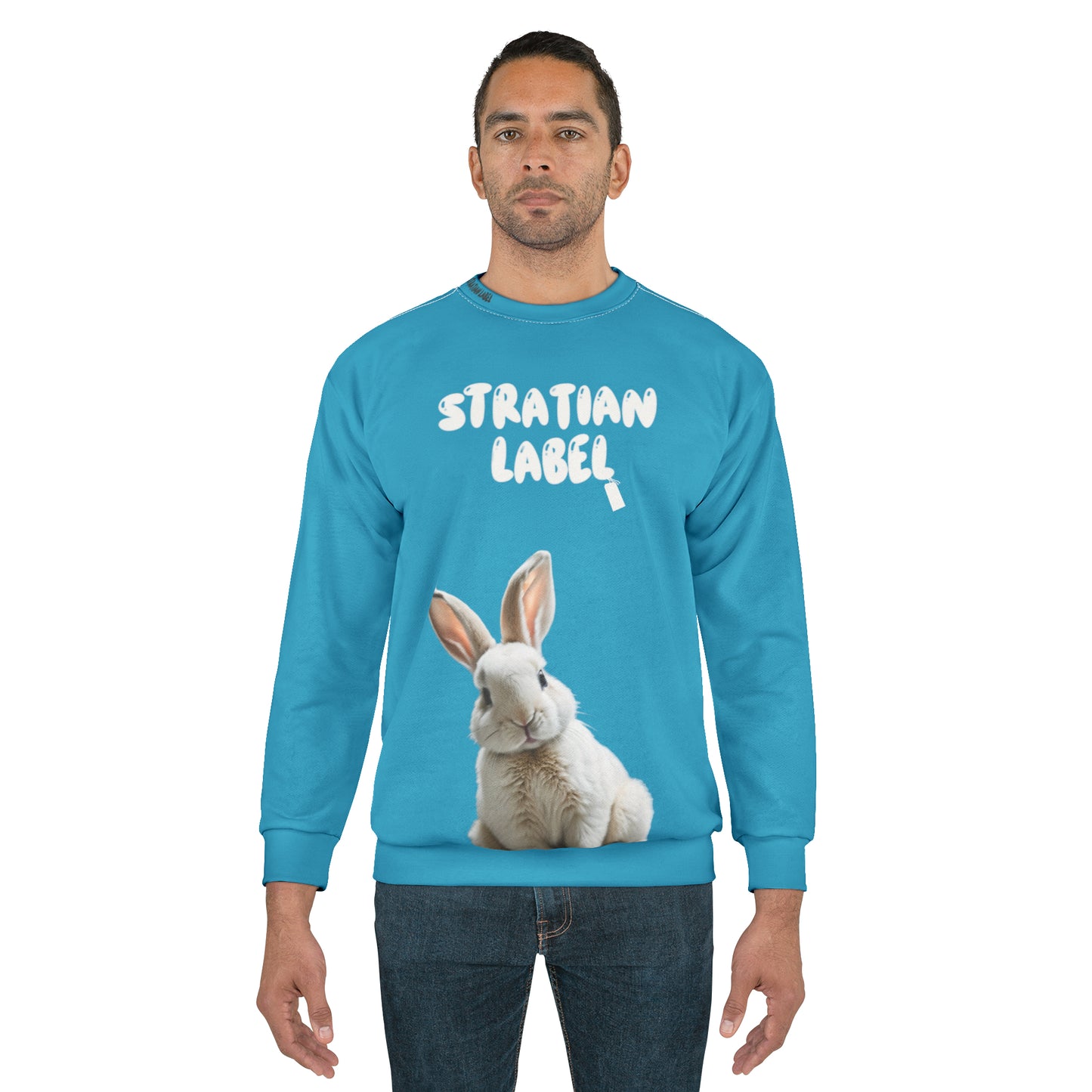 StratiaN Label Rabbit Graphic Sweatshirt