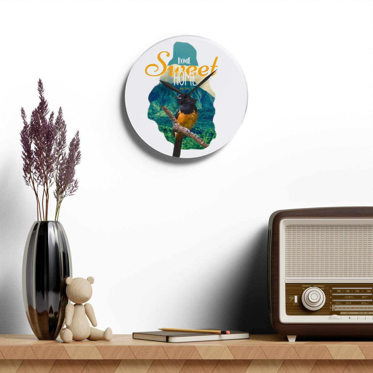 Montserrat Acrylic Wall Clock