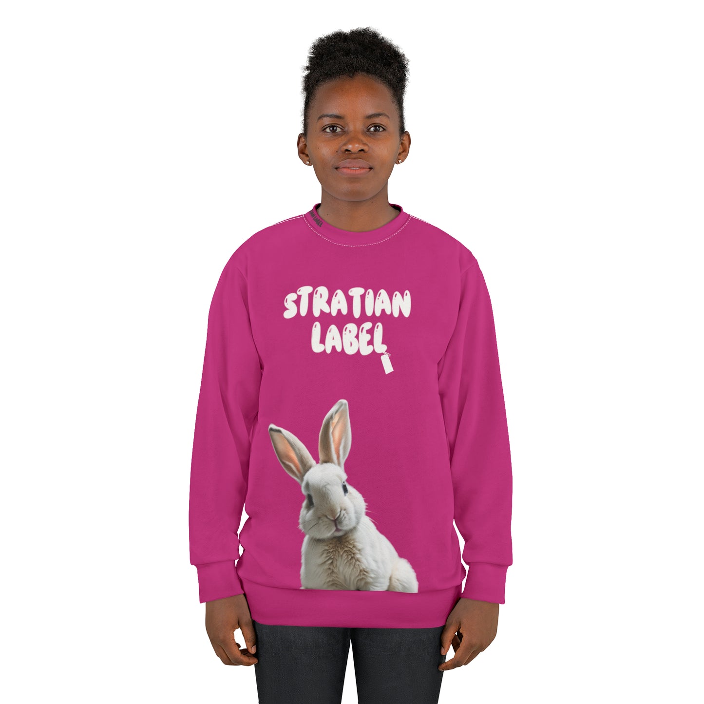 StratiaN Label Rabbit Graphic Sweatshirt